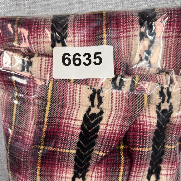 VTG 90s Paragraph Plaid Full Zip Flannel Shirt Jacket Men Large Western Aztec - Picture 9 of 9